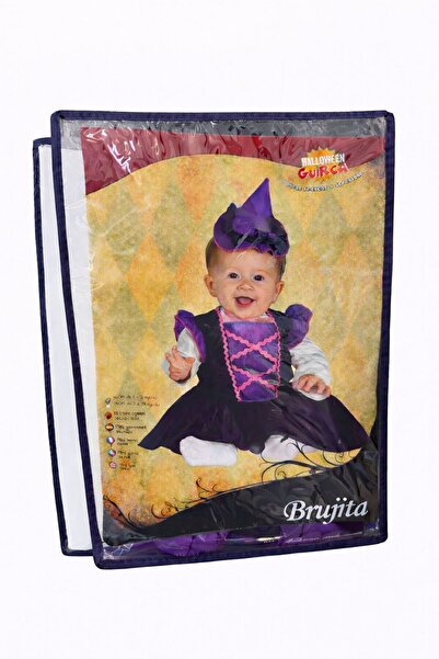 Party Costum Halloween bebeluși vrăjitoare 6–12 luni