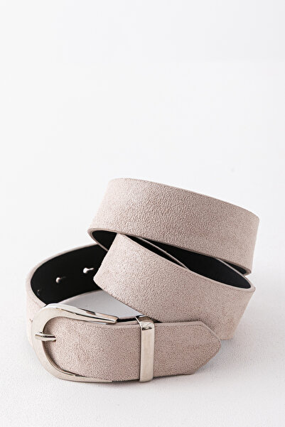 Pantastic Jeans 3.5 cm Women's Suede Waist Belt with Silver Buckle