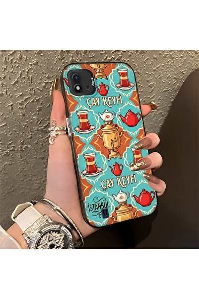 Hontinga حافظة هاتف Realme C11 2021 متوافقة مع الحواف السيليكونية الصلبة والم...