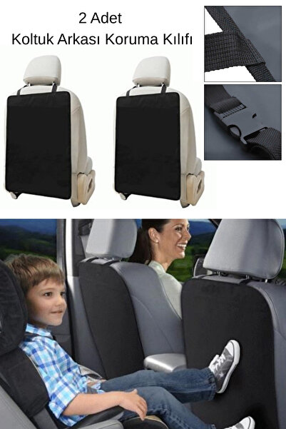 Privo Car Seat Back Protector Cover 2-Piece Car Seat Back Footprint Stain and...