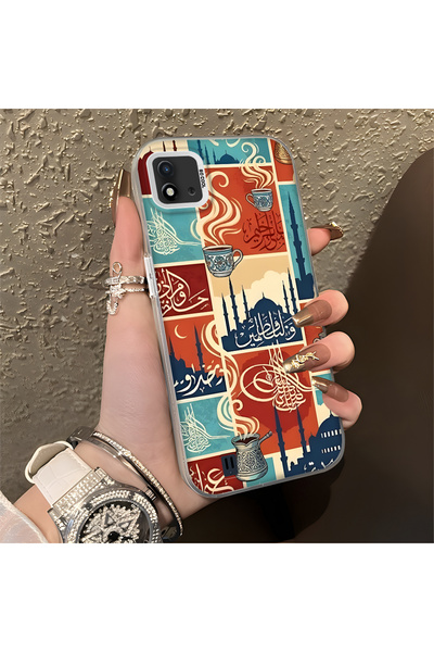 Hontinga حافظة هاتف Realme C20 متوافقة مع الحواف السيليكونية الصلبة والمضادة ...