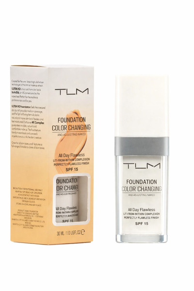 TLM Foundation Color Changing – Natural Coverage, SPF 15, 30 ml