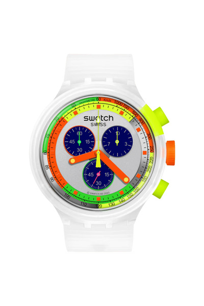 Swatch SB02K100 Neon Jelly Unisex Kol Saati