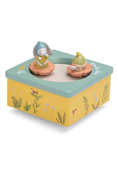 Moulin Roty Müzikli Kutusu - Tavşan ve Kaplumbağa