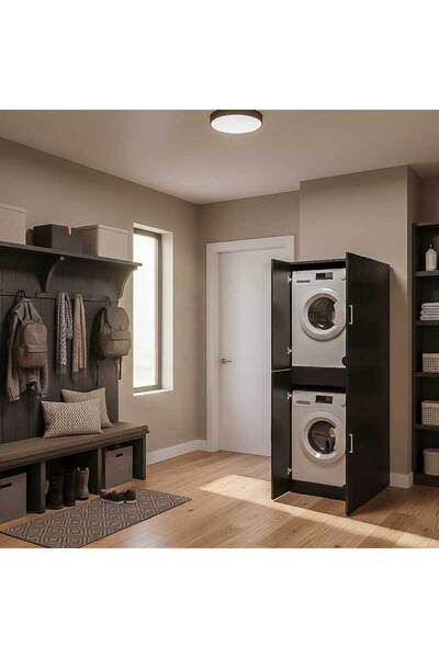 OEM Wardrobe Mask for washing machine and clothes dryer, Lucmi, 18 mm chipboa...