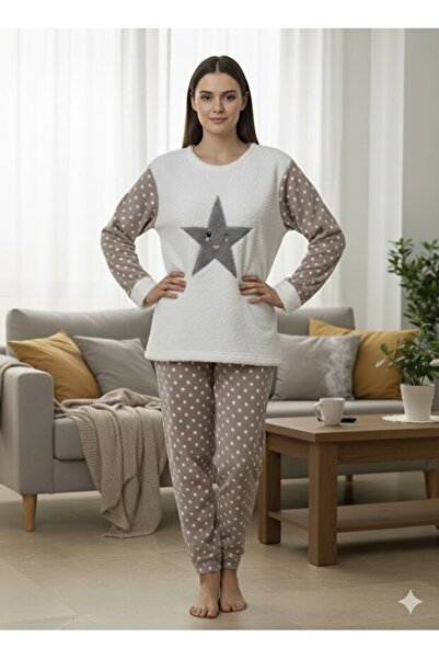 LXL Γυναικείο Σετ Φλις Διπλό