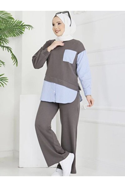 SHİROSA Garni Detailed Double Bottom and Top Set