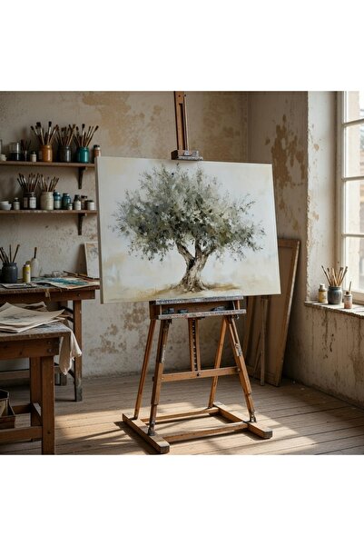 Nurşahın Resimleri El Yapımı Zeytin Ağacı Kanvas Tablo