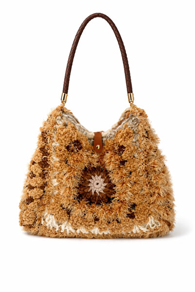 OEM Caramel Boho Bloom - handmade bag