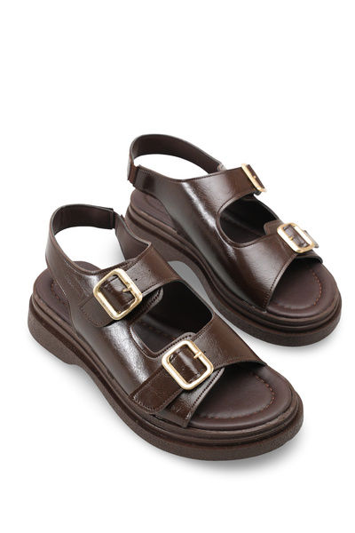 Riccon Women's Sandals 0012705 Brown Rustic