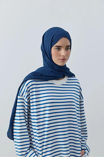 EM&FA TEKSTİL Plain Cotton Luxury Shawl