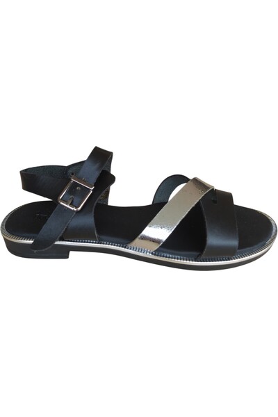 Bulldozer Women's Ankle Strap Leather Sandals