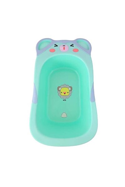 Generic Cute Bear Shaped Baby Bathtub - Green