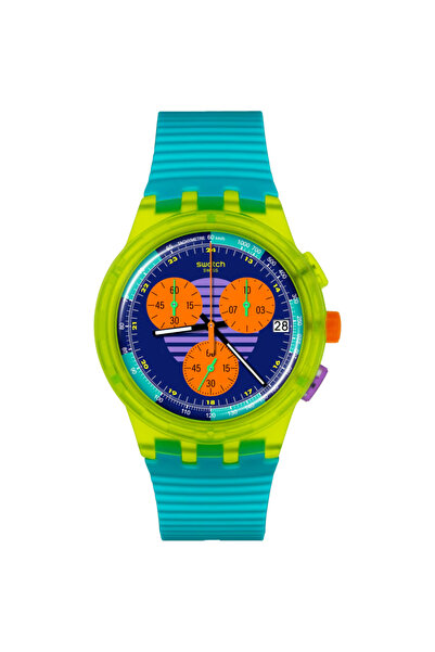 Swatch SUSJ404 Neon Wave Unisex Kol Saati