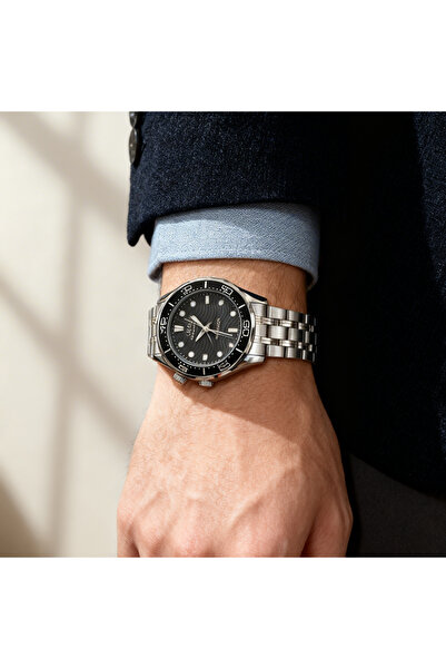 Ne Varsa Dizayn Siyah Kadran Çelik Kordon Erkek Kol Saati