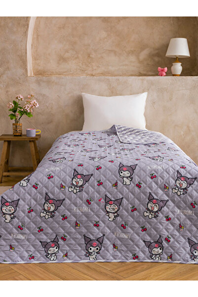 LC Waikiki Nevavm Kuromi Printed Single Bedspread with a Difference
