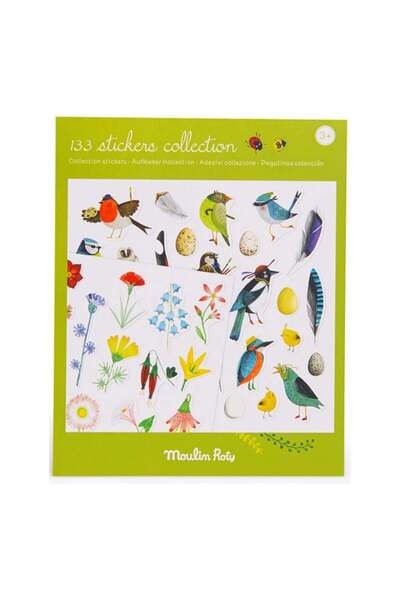 Moulin Roty Pochette stickers Le botaniste Le Jardin du Moulin