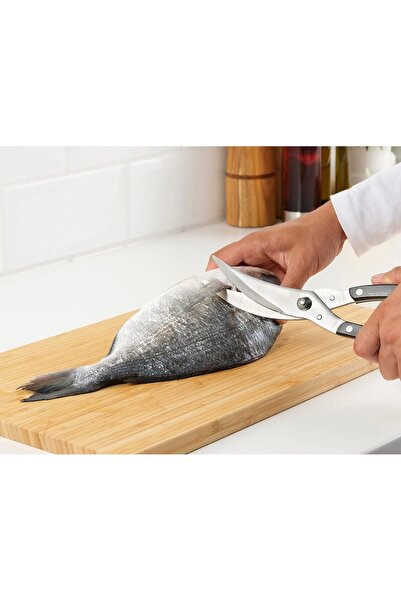 IKEA QUİCK Balık Bölme Doğrama Makası Uzunluk 24.5 Cm Tavuk Kesme Makası Pasl...