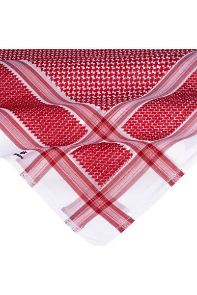 MASSARO Masaru Red Shemagh, Elite Luxury Edition - Men's 100% Cotton Shemagh ...