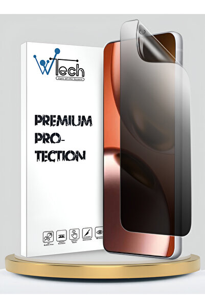 Wtech Realme GT 7 5G / Realme GT 7T 5G 2025 Premium Hydrogel Anti Spy Film Th...