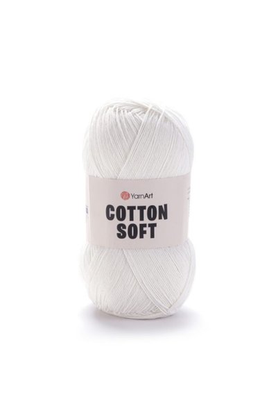 Yarnart Cotton Soft 55% Cotton 45% Acrylic – 100 g 600 m Super Fine Knitting ...