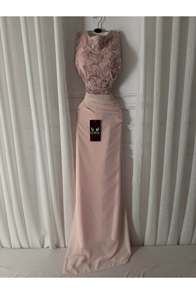 Ora pink evening dress