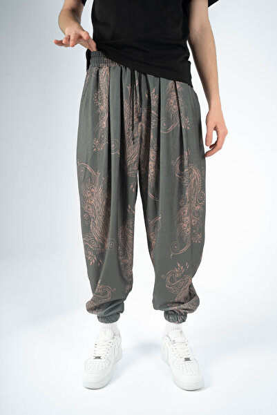 Gerusta Men's Casual Street Style Pilei Jogger Baggy Trousers