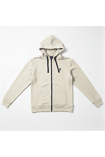 Giordano جاكيت هودي للأطفال من قماش تيري فرنسي مع سحاب كامل