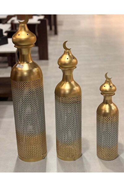 AZOZ MERCHLY Metal Decorative Vases Set of 3