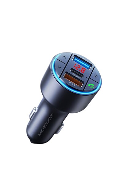 Microdigit Car'X-630 30W PD+QC 3.0 FM Transmitter - MT630FM