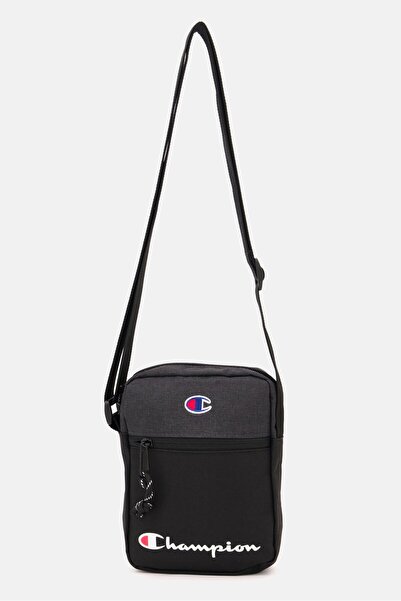 Champion Men Brand Logo Crossbody Bag 16 L x 21 H x 5 W cm, Black