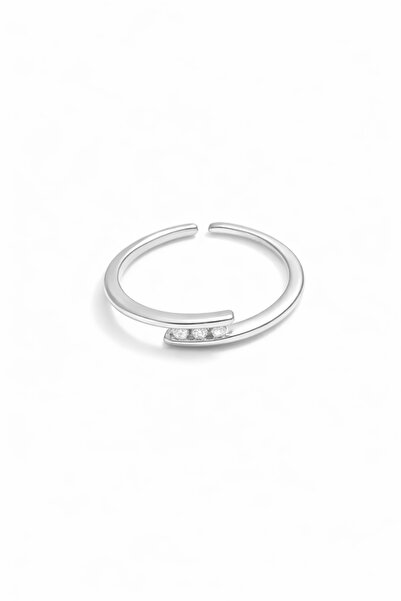 Okko Store Mini Three Stone Pinky Adjustable Ring
