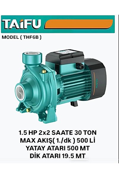 Taifu THF6B – 1.5 HP 2”x2” Santrifüj Pompa