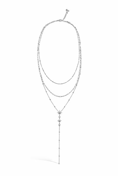 Okko Store Three Row North Star Y Necklace