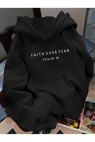 Deocept Unisex Printed Hooded Kangaroo Pocket Comfortable Fit Oversized Cut S...