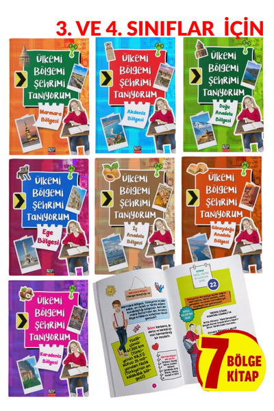 Nef Kitap 43’lü Çocuk Kitap Seti – Masal, Etkinlik, Bölge Tanıtım ve İlk Okuma