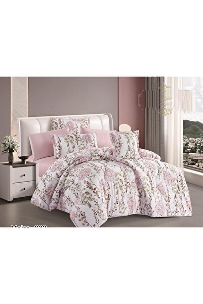 alzawia Luxury 7-piece summer floral double bed set