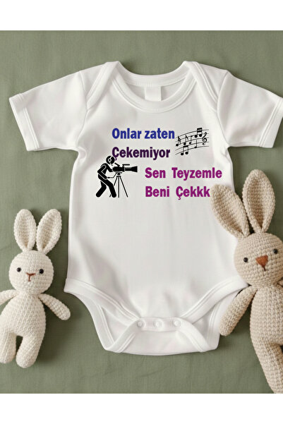 BMNAKIŞBASKI Baby Bodysuit 100% Cotton - Take Me with You, Auntie