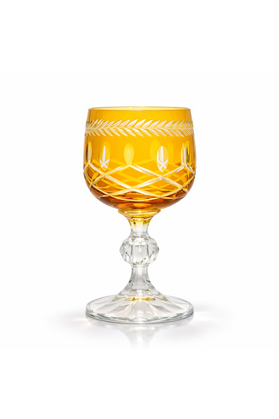 Sudedi Home Colorful Glass Stand for Coffee Side Serving, Cut-Out Patterned, ...