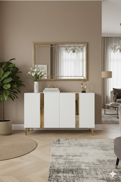 CENEYRA KA1298BG ANKA120 KONSOL, KAHVE KÖŞESİ ve TV SEHPASI, ÇOK AMAÇLI DOLAP...