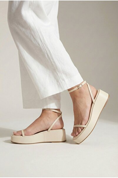 pangolix Women's Flat Heeled Single Strap Sandals