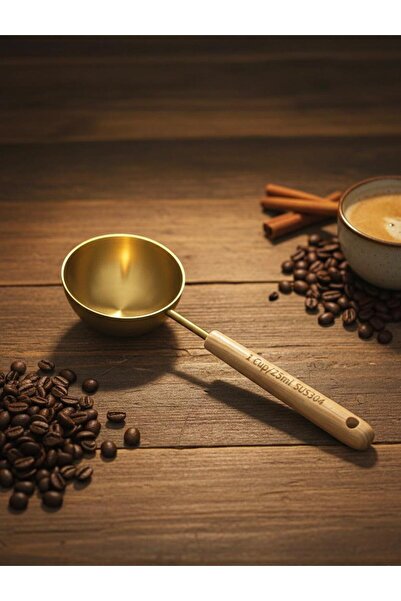 Lavin Gold bambu saplı ölçü kaşıgı