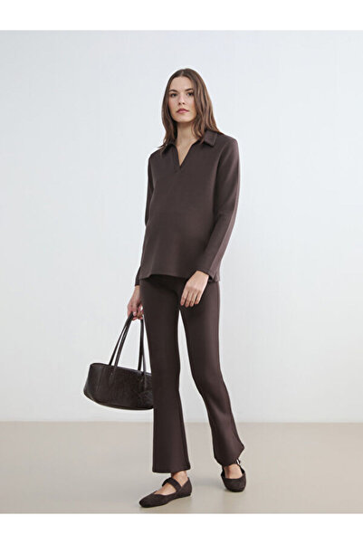 LC Waikiki Esvab • Modern & Distinctive Spanish Flared Maternity Leggings wit...