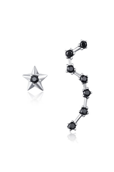 SPARKLES Black Constellation earrings 925 silver