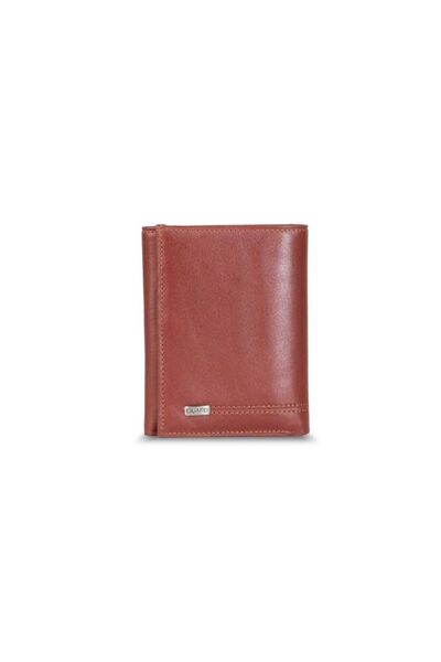 GUARD Tan Genuine Leather Tri-Fold Vertical Model Men's Wallet // Grd260225Wt965