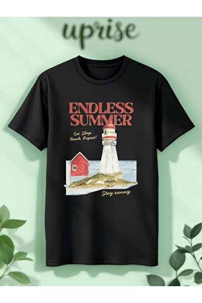 Vordevia Endless Summer Printed Cotton Oversize T-Shirt
