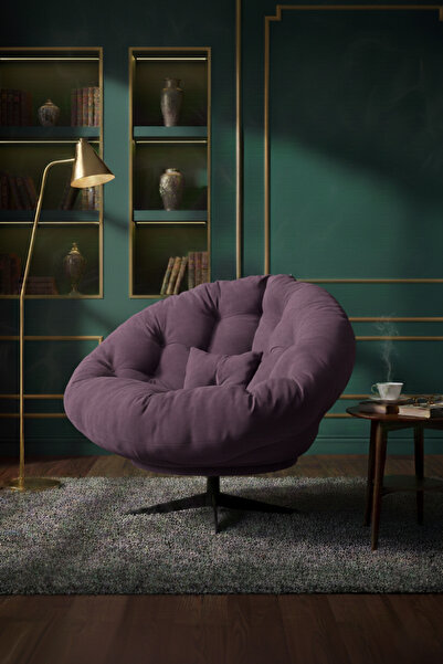 AVYNA Contemporary Elite™ 360 Derece Döner Mekanizmalı Berjer Tekli Koltuk, Y...