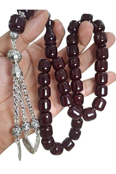 Cekke Tesbih Sıkma Kehribar Fırınlı 12.5*13 mm Original Large Daily Use XL Pr...