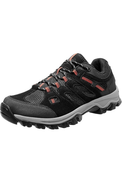 Groutpro Pantofi de drumeție confortabili , antialunecare - Negru/roșu, mărim...