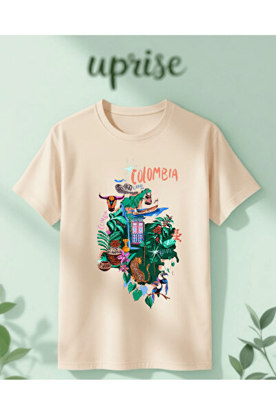 Vordevia Colombia Printed Cotton Oversize T-Shirt
